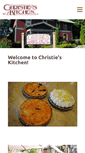 Mobile Screenshot of christies-kitchen.net