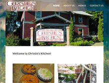 Tablet Screenshot of christies-kitchen.net